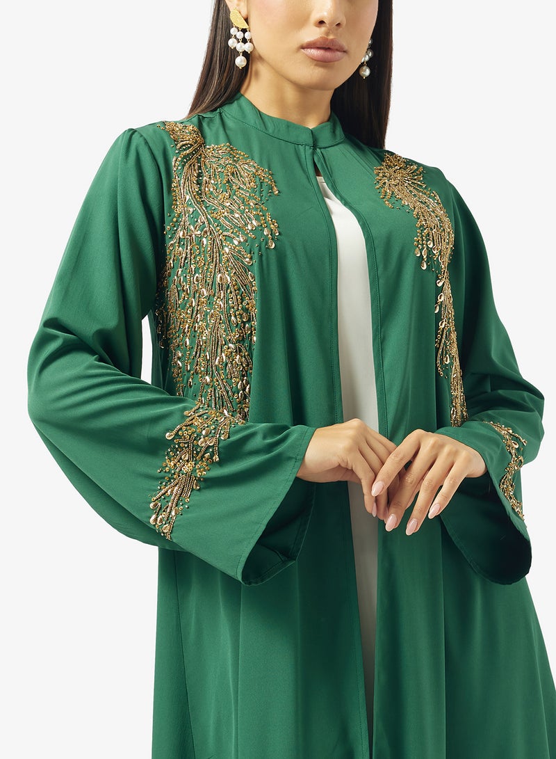 Khizana Embellished Abaya - Image 3